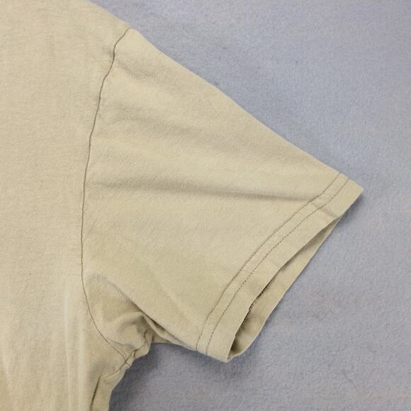 Volcom Skater Graphic T-Shirt Men's L Livin' Till Death Beige Streetwear Grunge - Picture 9 of 10